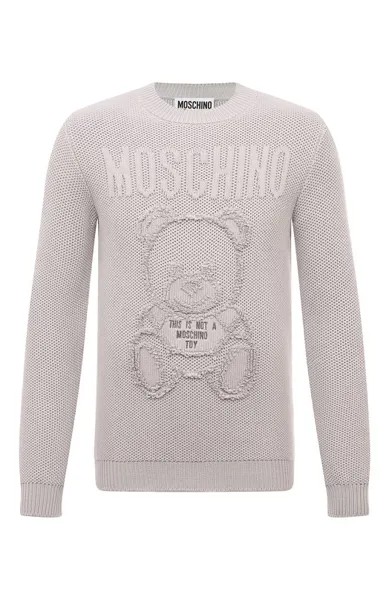 Хлопковый свитер Moschino