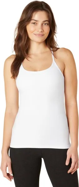 Узкая майка Spacedye Racerback Beyond Yoga, цвет Cloud White