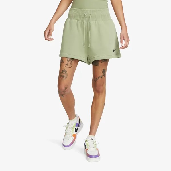 Шорты Sportswear Phoenix Fleece Shorts (W) 'Oil Green' Nike, зеленый