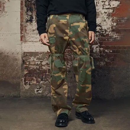 Брюки M-65 мужские Alpha Industries, цвет Woodland Camo