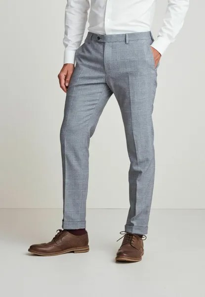 Брюки костюмные CHECKED SUIT TROUSERS SKINNY FIT Next, цвет grey