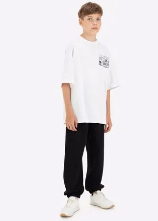 Чёрные спортивные брюки Jogger oversize для мальчика Gloria Jeans