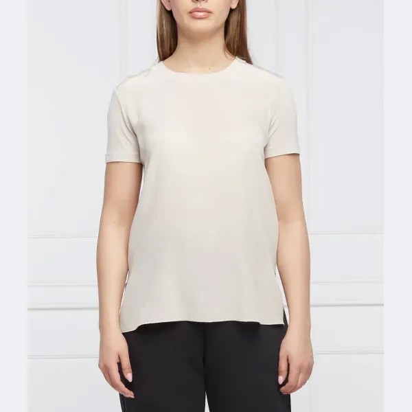 Футболка свободного кроя Gallia Max Mara, бежевый