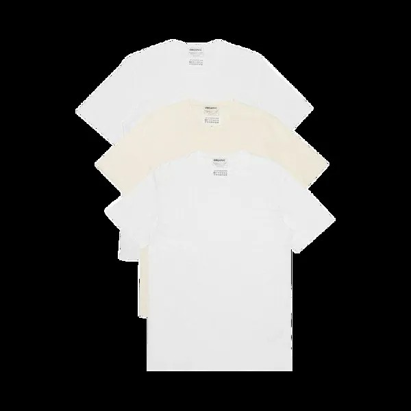 Футболка Maison Margiela (3 Pack) 'White/Ivory', разноцветный
