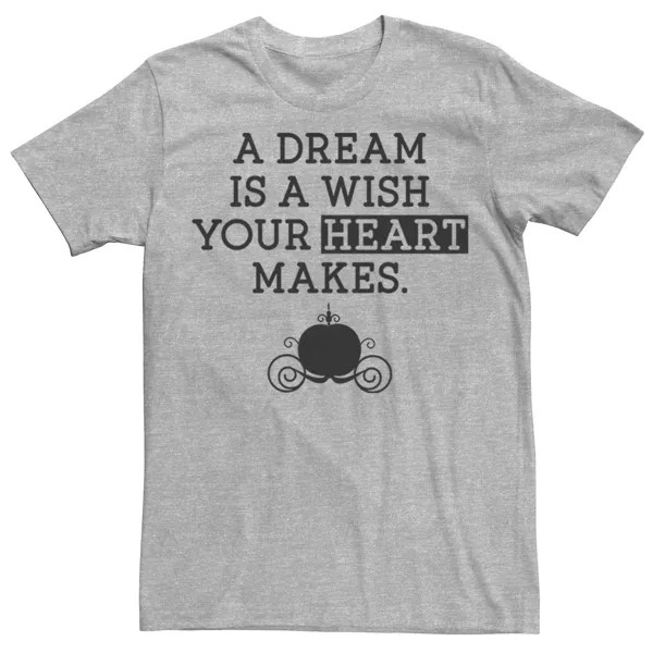 Мужская футболка «Мечта Золушки» Disney