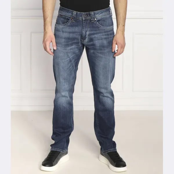 Джинсы прямого кроя Pepe Jeans London, синий