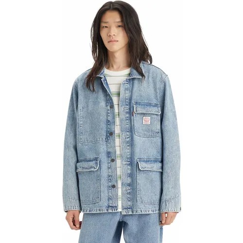 Куртка спортивная Levi's, размер S, голубой