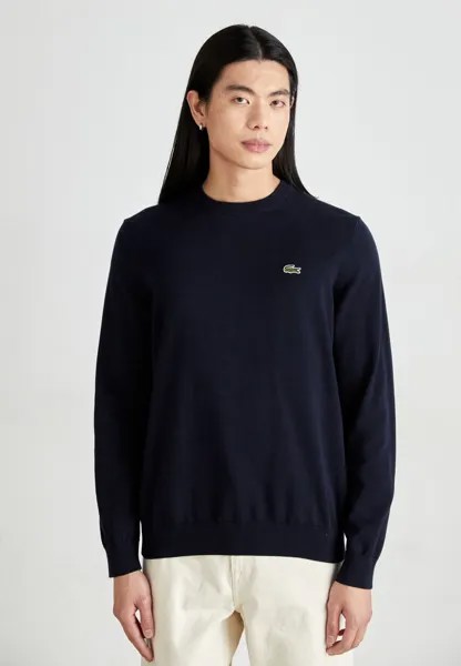 Вязаный свитер ESSENTIAL CREW NECK Lacoste, цвет navy blue