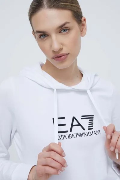 Толстовка EA7 Emporio Armani, белый