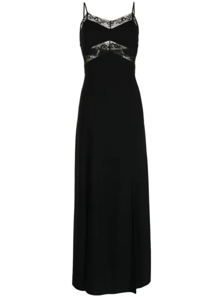 Jason Wu платье с кружевом, черный