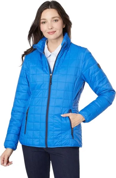 Куртка Rainier Primaloft Eco с полной молнией Cutter & Buck, цвет Royal