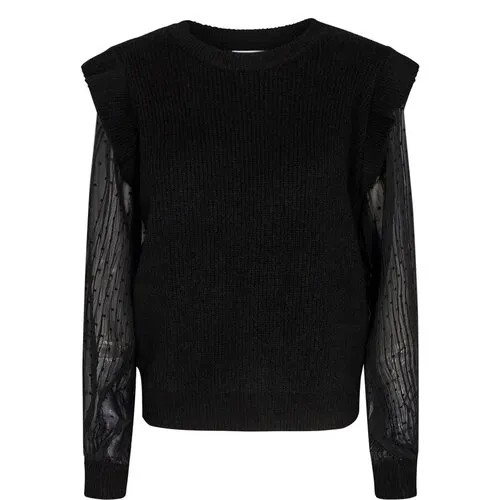 Пуловер NUMPH, размер S, черный