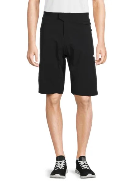 Шорты-бермуды с уменьшенными карманами на молнии Oakley, цвет Blackout