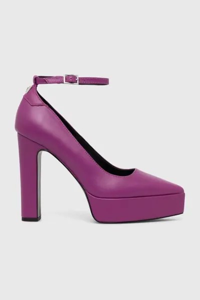 Туфли SOIREE PLATFORM Karl Lagerfeld, фиолетовый