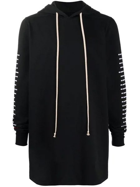 Rick Owens DRKSHDW длинное худи с кулиской