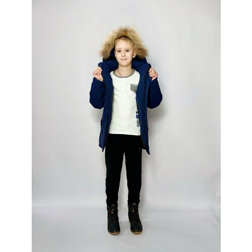 Парка LCAYHD FASHION Куртка зимняя 23-5(1/25), размер 140, синий