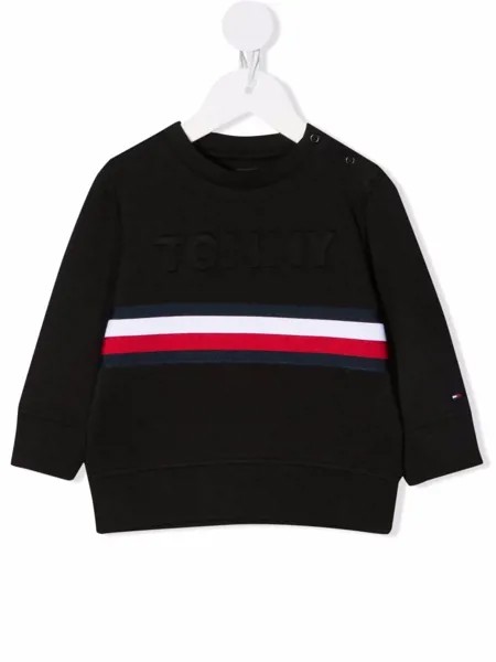 Tommy Hilfiger Junior толстовка с тисненым логотипом