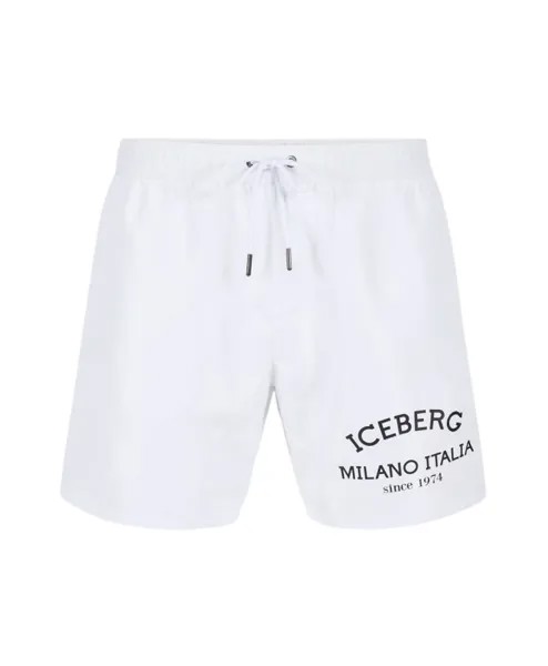 Плавки с логотипом Iceberg, белый