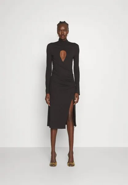 Платье из джерси Alpha Fluid Dress Pinko, цвет nero limousine
