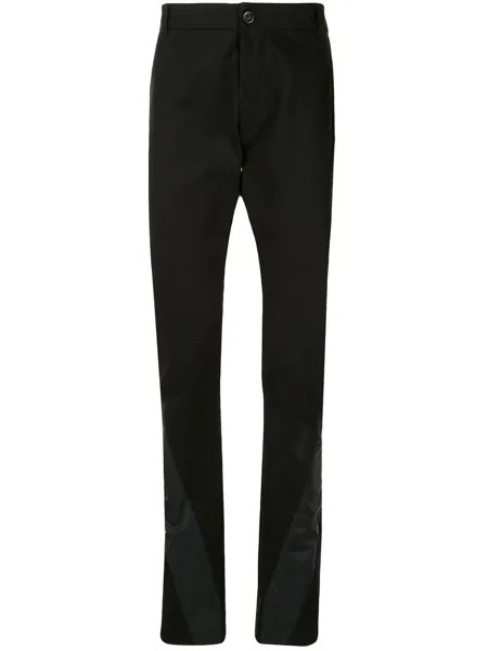 Rick Owens DRKSHDW брюки прямого кроя со вставками