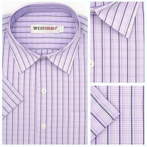 Рубашка Westhero, размер 39, фиолетовый