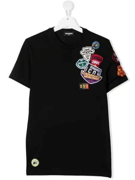 Dsquared2 Kids футболка с нашивкой