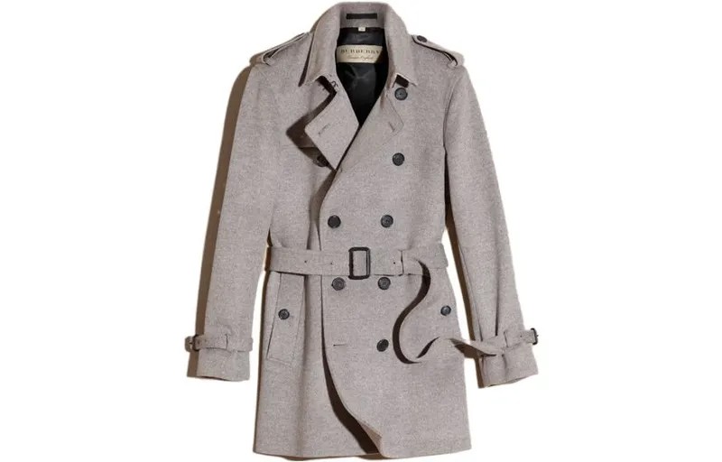 Тренчкот мужской серый Burberry, серый