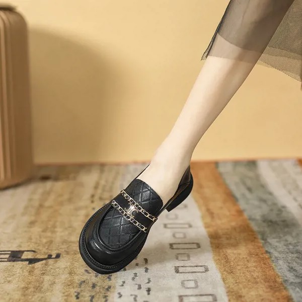 Кожаные японские маленькие кожаные туфли, новинка 2022, британские туфли в стиле ретро на плоской подошве, женские туфли в стиле Pop Lofook