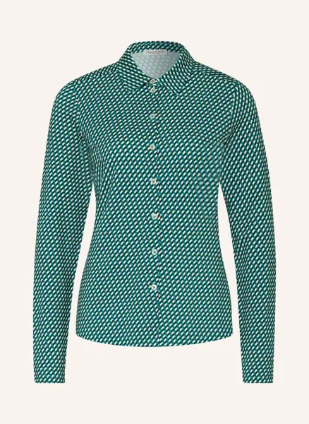 Блуза рубашка Marc O'Polo aus Jersey, зеленый