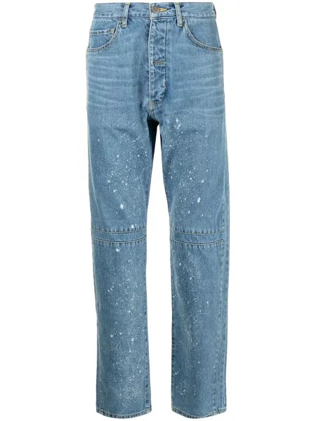Facetasm прямые джинсы с эффектом потертости