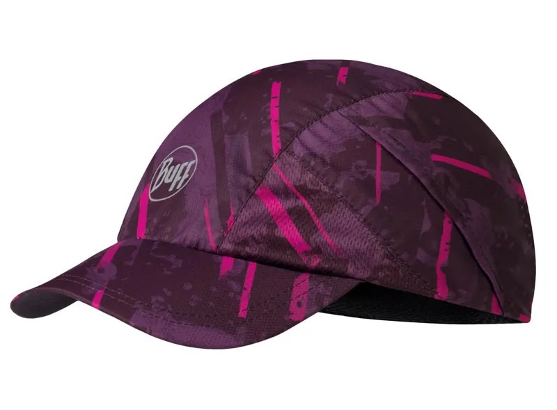 Бейсболка женская Buff Pro Run Cap stray pink, one size