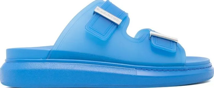 Сандалии Alexander McQueen Hybrid Slide Lake Blue, синий