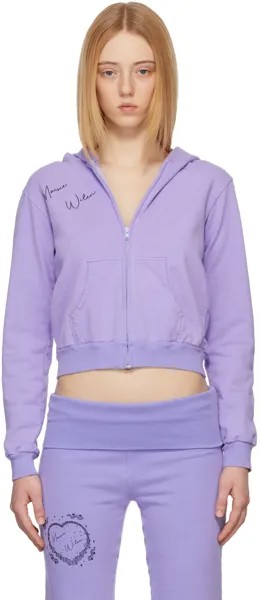 SSENSE Эксклюзивная фиолетовая худи Pop Maisie Wilen