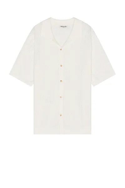 Рубашка ROLLA'S - Bowler Knit, белый