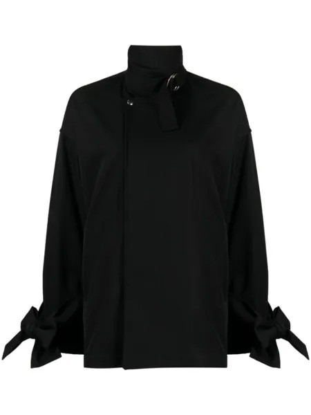 Comme des Garçons куртка с высоким воротником, черный