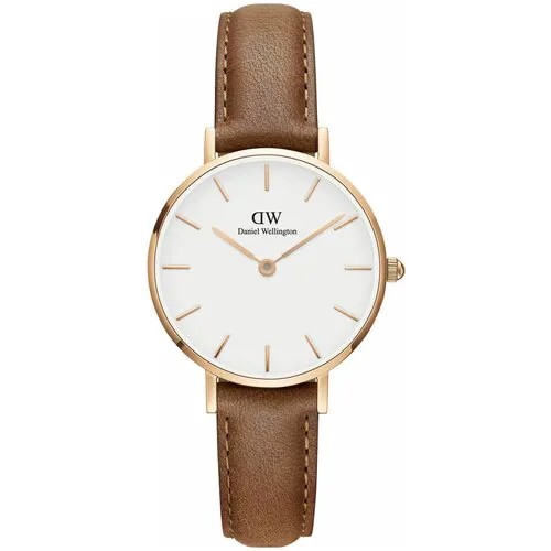 Наручные часы Daniel Wellington Petite, коричневый, белый