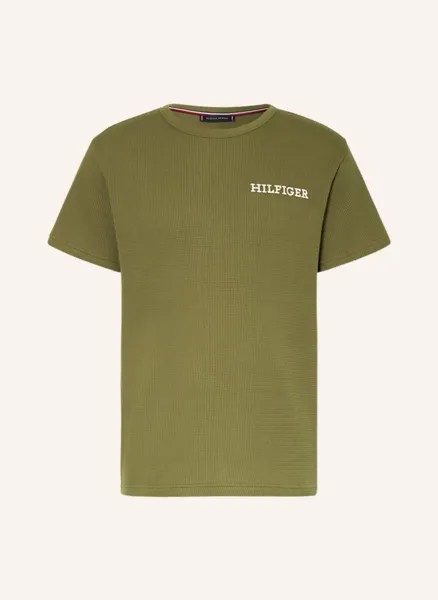 Рубашка TOMMY HILFIGER Lounge-Shirt, оливковый