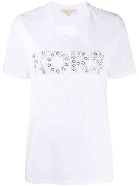 Michael Michael Kors футболка с декорированным логотипом