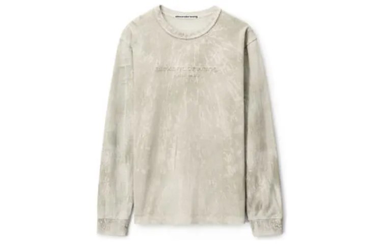 Футболка унисекс серая Alexander Wang, серый