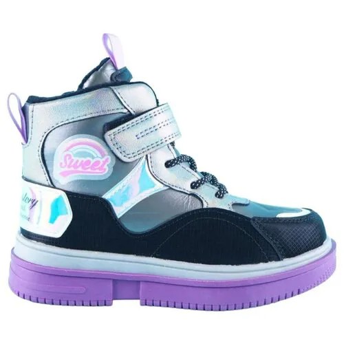 Ботинки BESSKY, размер 28, фиолетовый, черный