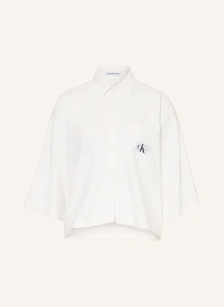 Рубашка-блузка Calvin Klein Jeans, белый
