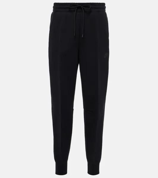Спортивные брюки из хлопкового флиса Tech Fleece Nike, черный