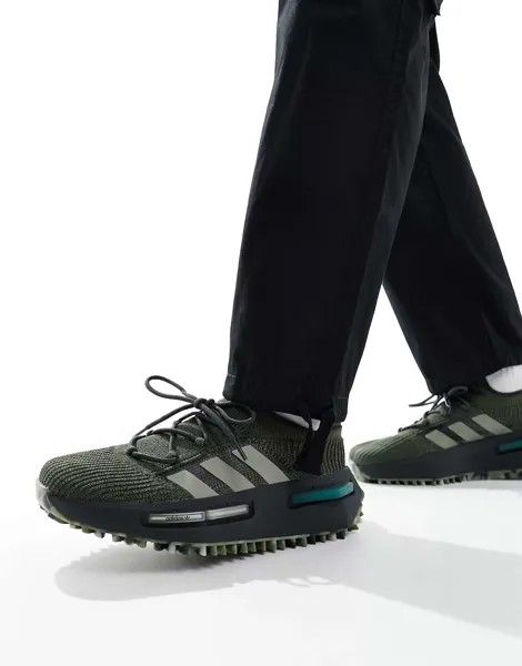 Оливковые кроссовки adidas Originals NMD_S1