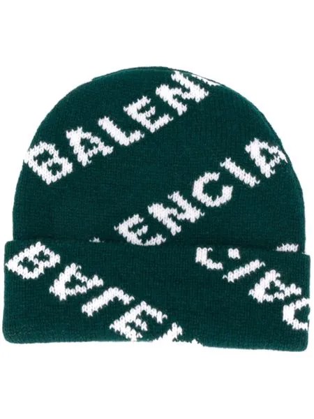 Balenciaga шапка бини с логотипом