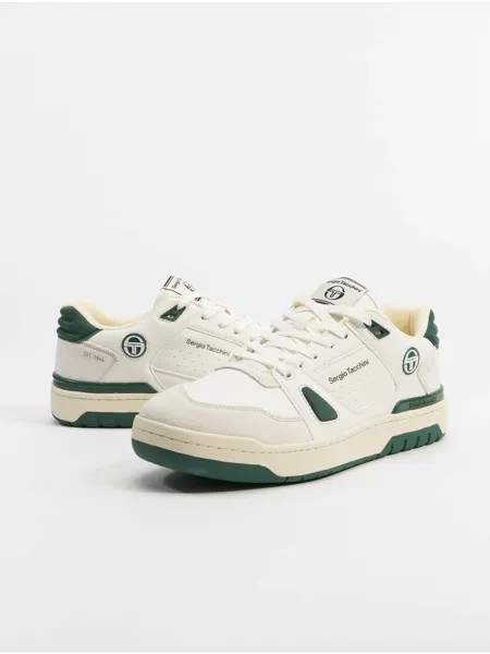 Кроссовки на шнуровке Sergio Tacchini, цвет white/dark green