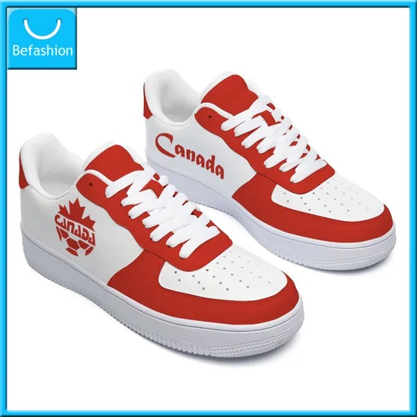 Кроссовки с принтом национальной футбольной команды Канады, бесплатная доставка, Прямая поставка