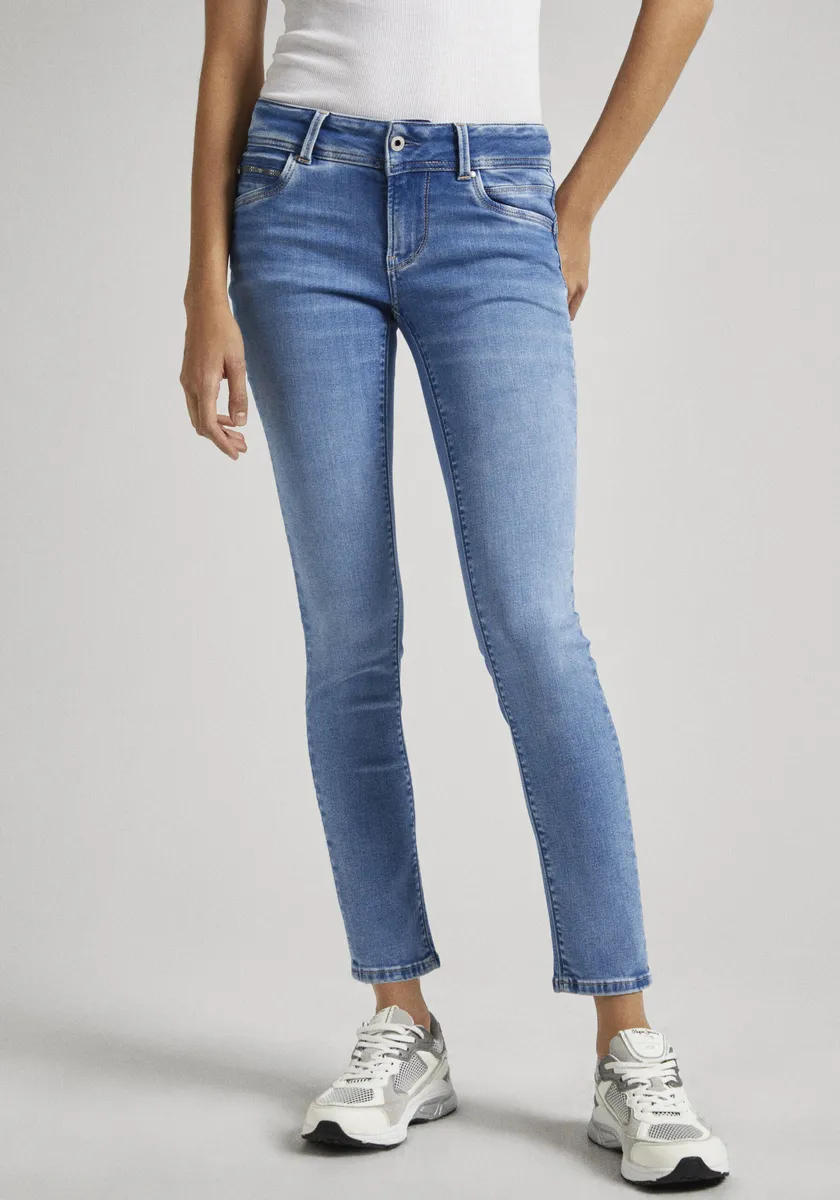 Джинсы узкого кроя Pepe Jeans 