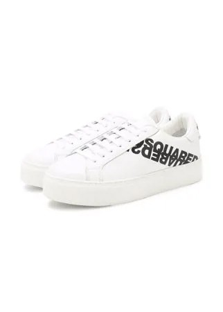 Кожаные кеды Dsquared2