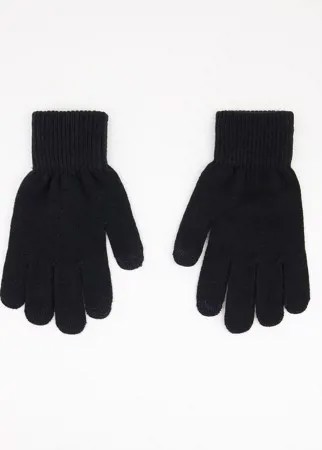 Черные перчатки для сенсорных гаджетов Pieces-Черный
