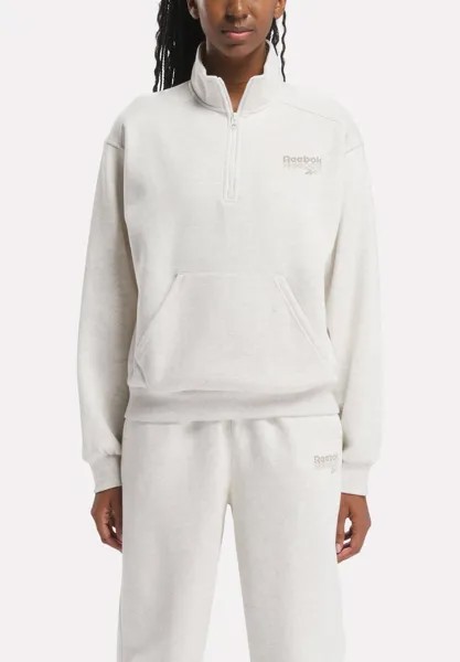 Толстовка с капюшоном IDENTITY QUARTER-ZIP Reebok, белый деним